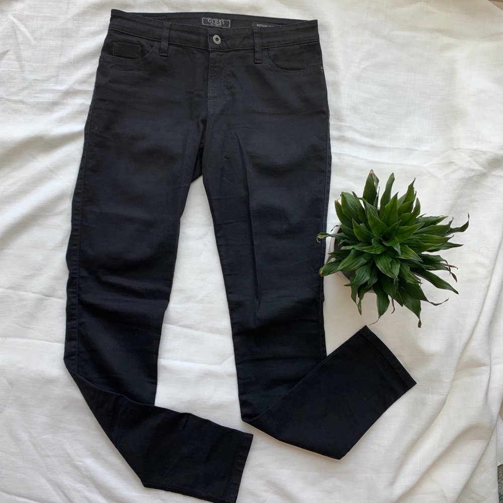 GUESS “brittney skinny” black jeans